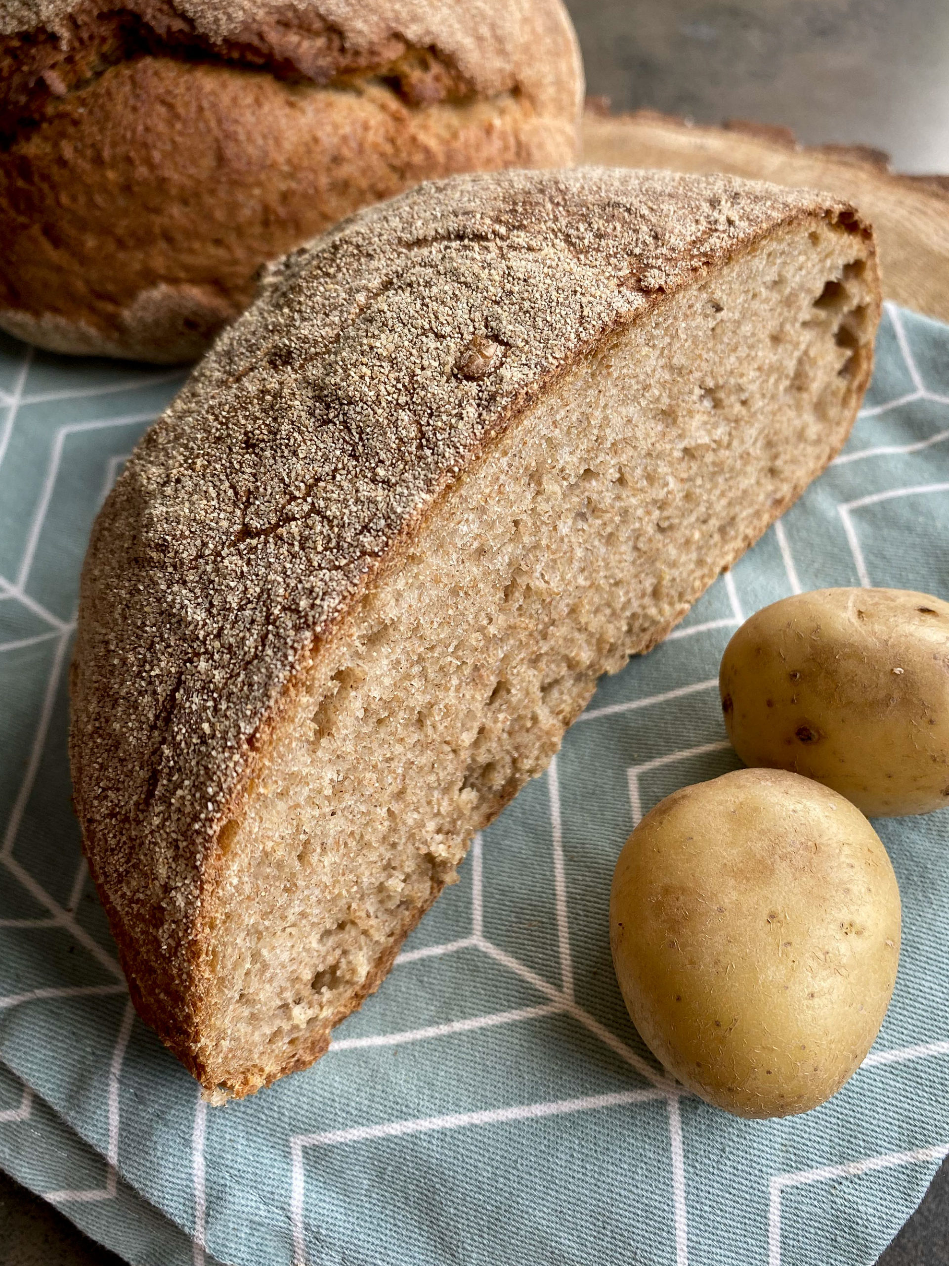 Kartoffelbrot - Gemüse mit Stil - natürlich.lecker.vegan